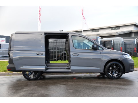 Volkswagen Caddy Cargo Maxi 2.0 TDI Exclusive Virtual, Adaptieve Cruise, Carplay, Stoelverwarming, 122pk, LED, 2 x Schuifdeur, NAVI, Sensoren, Automaat, Uniek!