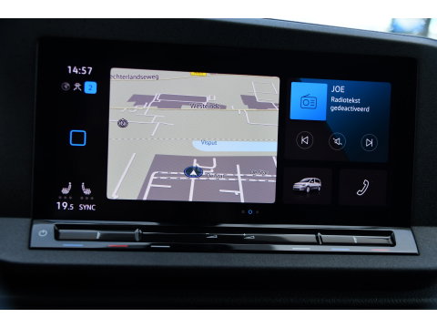 Volkswagen Caddy Cargo Maxi 2.0 TDI Exclusive Virtual, Adaptieve Cruise, Carplay, Stoelverwarming, 122pk, LED, 2 x Schuifdeur, NAVI, Sensoren, Automaat, Uniek!