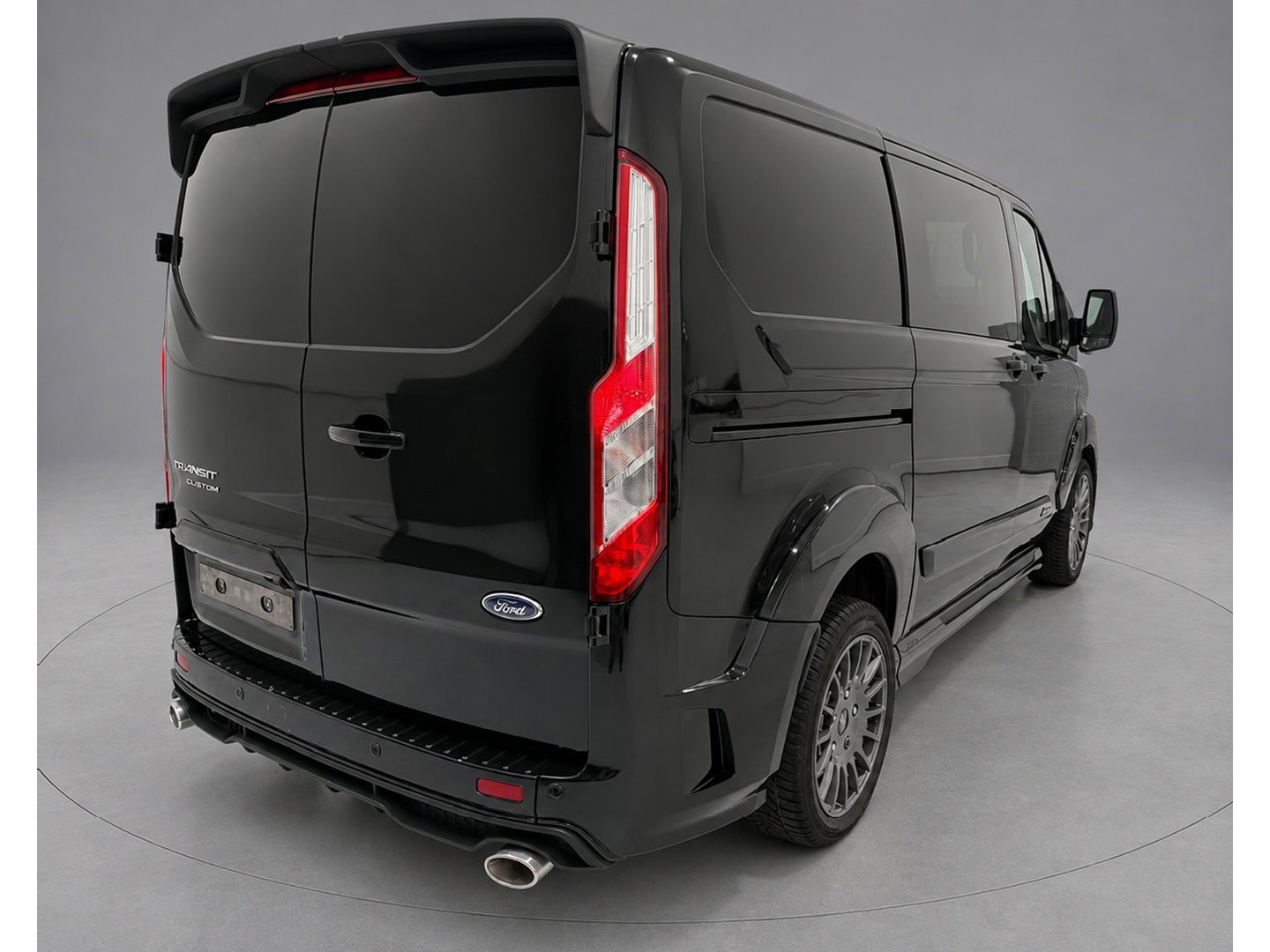 Ford Transit Custom 320 2.0 TDCI L1H1 DC MS-RT Black Edition Adaptieve Cruise, Camera, Carplay, 170pk, 2 x Schuifdeur, Automaat, LED, Stoelverwarming, Leder, Uniek!