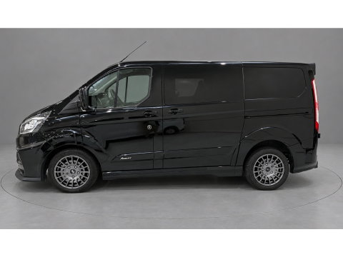 Ford Transit Custom 320 2.0 TDCI L1H1 DC MS-RT Black Edition Adaptieve Cruise, Camera, Carplay, 170pk, 2 x Schuifdeur, Automaat, LED, Stoelverwarming, Leder, Uniek!