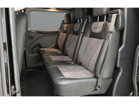 Ford Transit Custom 320 2.0 TDCI L1H1 DC MS-RT Black Edition Adaptieve Cruise, Camera, Carplay, 170pk, 2 x Schuifdeur, Automaat, LED, Stoelverwarming, Leder, Uniek!
