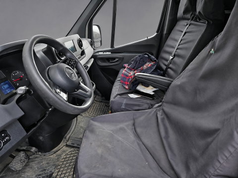 Mercedes-Benz Sprinter 314 2.2 CDI L2H2 RWD Black Edition Camera, Carplay, Sensoren, 143pk, Automaat, Trekhaak, 7'' Mbux, Uniek!