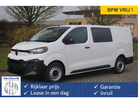 Citroën Jumpy 2.0D 145PK L3H1 Dubbel Cabine BPM VRIJ!! Apple CP / Android A, Cruise, Camera!! Nr. 01*