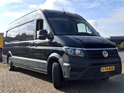 Volkswagen Crafter 35 2.0 TDI L5H3 177PK AUTOMAAT MARGE | ADAPTIVE CRUISE | LUCHTVERING | ZWART | VOORRUITVERWARMING | IMPERIAL