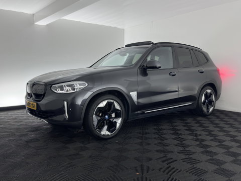 BMW iX3 High Executive 80 kWh [3-Fase-11kW] {SoH-100%} (INCL-BTW) Aut. *PANO | LEATHER | HARMAN/KARDON | ADAPTIVE-CRUISE | FULL-LED | BLINDSPOT | MEMORY-PACK | DIGI-COCKPIT | HEATED-SPORTSEATS | KEYLESS | CAMERA | DAB+ | TOWBAR | HEAD-UP | 20''AL