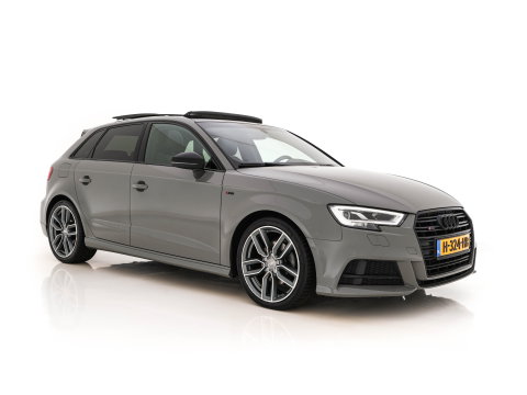 Audi A3 Sportback 35 TFSI S-Line Edition MHEV Aut. *PANO | LEATHER-FABRIC | LED-LIGHTS | DIGI-COCKPIT | NAVI-FULLMAP | HEATED-SPORTSEATS | PRIVACY-GLASS | ECC | PDC | CRUISE | 18''ALU*