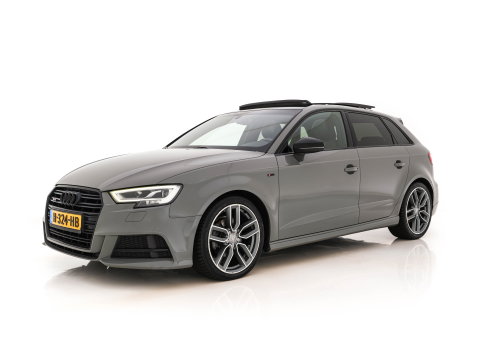 Audi A3 Sportback 35 TFSI S-Line Edition MHEV Aut. *PANO | LEATHER-FABRIC | LED-LIGHTS | DIGI-COCKPIT | NAVI-FULLMAP | HEATED-SPORTSEATS | PRIVACY-GLASS | ECC | PDC | CRUISE | 18''ALU*