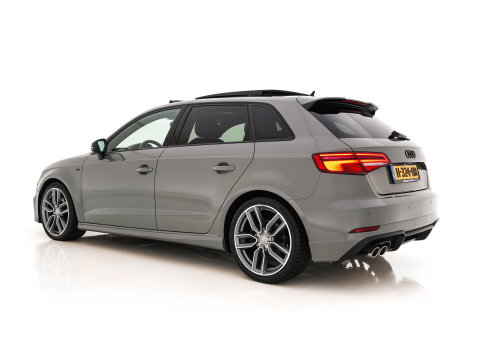Audi A3 Sportback 35 TFSI S-Line Edition MHEV Aut. *PANO | LEATHER-FABRIC | LED-LIGHTS | DIGI-COCKPIT | NAVI-FULLMAP | HEATED-SPORTSEATS | PRIVACY-GLASS | ECC | PDC | CRUISE | 18''ALU*