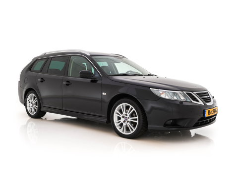 Saab 9-3 Sport Estate 1.8t Vector Aut. *LEATHER-FABRIC | XENON | NAVI-FULLMAP | HEATED-COMFORTSEATS | PRIVACY-GLASS | ECC | PDC | TOWBAR | CRUISE | 17''ALU*
