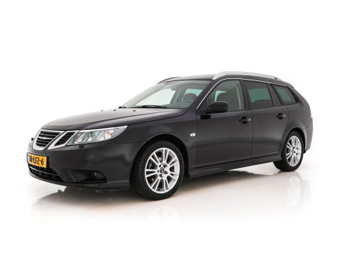 Saab 9-3 Sport Estate 1.8t Vector Aut. *LEATHER-FABRIC | XENON | NAVI-FULLMAP | HEATED-COMFORTSEATS | PRIVACY-GLASS | ECC | PDC | TOWBAR | CRUISE | 17''ALU*