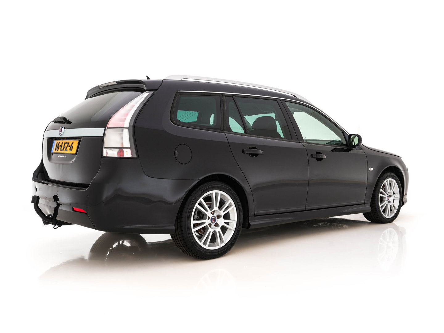Saab 9-3 Sport Estate 1.8t Vector Aut. *LEATHER-FABRIC | XENON | NAVI-FULLMAP | HEATED-COMFORTSEATS | PRIVACY-GLASS | ECC | PDC | TOWBAR | CRUISE | 17''ALU*