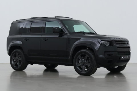 Land Rover Defender 110 P300e X-Dynamic SE | FACELIFT | Luchtvering | ClearSight | Black Pack | Panoramadak | Trekhaak | 360° Camera | Koelbox | ACC