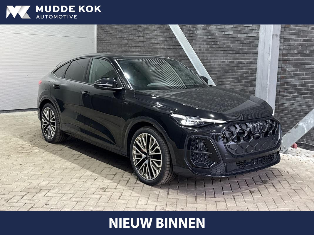 Audi Q5 Sportback Quattro S edition Competition | B&O | Passenger Display | Trekhaak | Luchtvering | Panoramadak | 360° Camera | 21 Inch | ACC