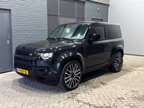 Land Rover Defender 90 D300 X | BTW | 23 Inch | Canvas Vouwdak | ClearSight | Trekhaak | Head-Up | Koelbox | Meridian Surround