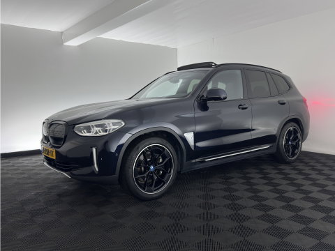 BMW iX3 High Executive 80 kWh [3-Fase-11kW] {SoH-99%} (INCL-BTW) Aut. *PANO | LEATHER | HARMAN/KARDON | ADAPTIVE-CRUISE | FULL-LED | BLINDSPOT | MEMORY-PACK | DIGI-COCKPIT | HEATED-SPORTSEATS | KEYLESS | CAMERA | DAB+ | TOWBAR | HEAD-UP | 20''AL