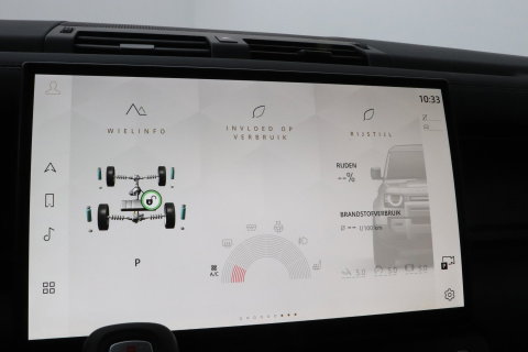 Land Rover Defender 110 P300e X-Dynamic SE | FACELIFT | Luchtvering | ClearSight | Black Pack | Panoramadak | Trekhaak | 360° Camera | Koelbox | ACC