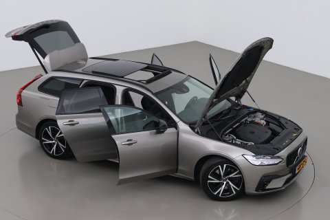 Volvo V90 2.0 T6 AWD R-Design | Panoramadak | Head-Up | Pilot Assist | Camera | Stoel+Stuurverwarming | Keyless | Getint glas | ACC