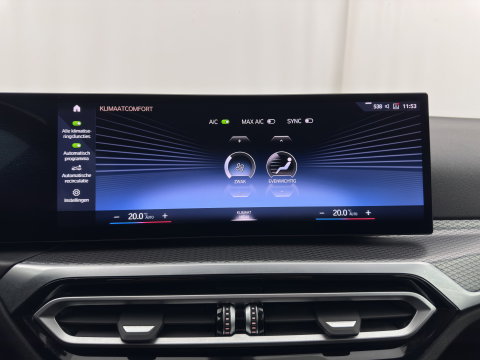 BMW i4 eDrive35 70 kWh M-Sportpack [3-Fase-11kW] (INCL.BTW) *LEATHER-MICROFIBRE | FULL-LED | ADAPTIVE-CRUISE |SPORTSEATS | CAMERA | DAB | DIGI-COCKPIT | NAVI-FULLMAP | AMBIENT-LIGHT | ECC | PDC | CARPLAY | TOWBAR | 18''ALU*