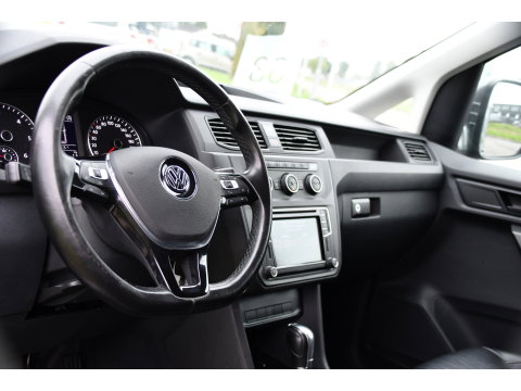Volkswagen Caddy 2.0 TDI L1H1 BMT Highline Adaptieve Cruise, Carplay, LED, Clima, Stoelverwarming, 150pk, Automaat, Leder, Uniek!