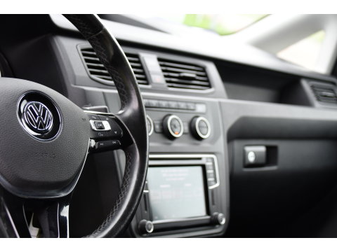 Volkswagen Caddy 2.0 TDI L1H1 BMT Highline Adaptieve Cruise, Carplay, LED, Clima, Stoelverwarming, 150pk, Automaat, Leder, Uniek!