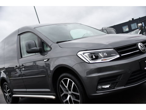 Volkswagen Caddy 2.0 TDI L1H1 BMT Highline Adaptieve Cruise, Carplay, LED, Clima, Stoelverwarming, 150pk, Automaat, Leder, Uniek!