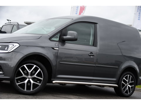 Volkswagen Caddy 2.0 TDI L1H1 BMT Highline Adaptieve Cruise, Carplay, LED, Clima, Stoelverwarming, 150pk, Automaat, Leder, Uniek!