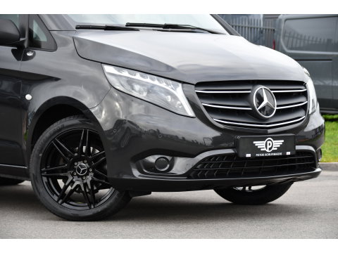 Mercedes-Benz Vito 116 CDI L2 PB Edition Camera, Cruise, Carplay, LED, 164pk, Automaat, Leder, Multimedia, Sensoren, Clima, Trekhaak, Uniek!