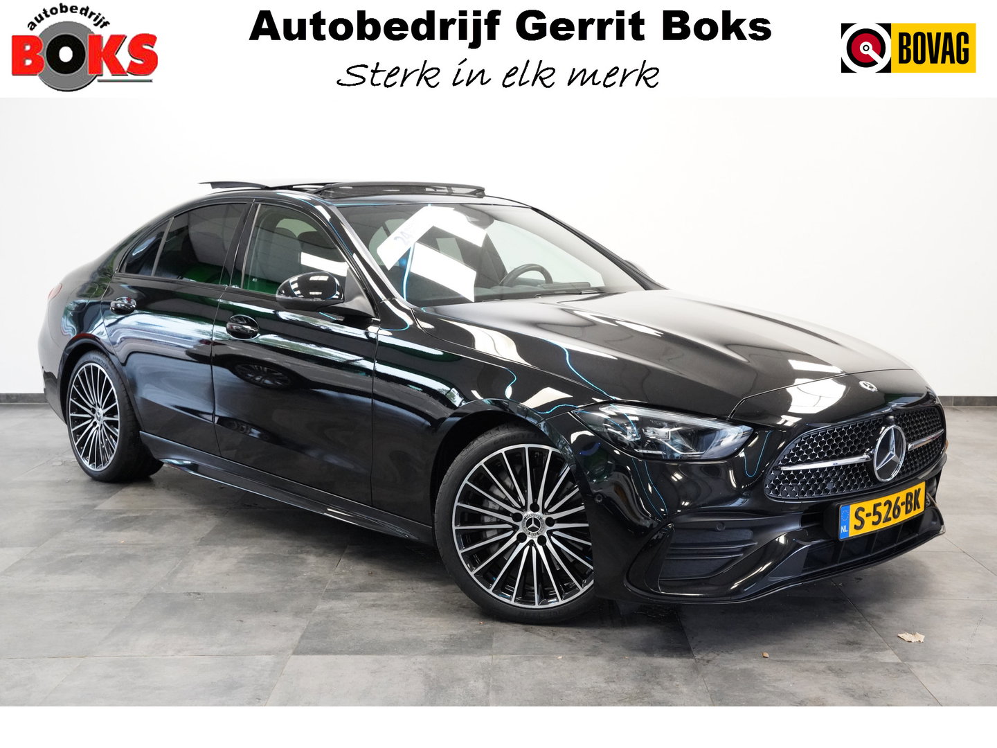 Mercedes-Benz C-Klasse 200 Launch Edition AMG Line Panoramadak Advance Sound Trekhaak Sfeerverlichting Trekhaak NAP!