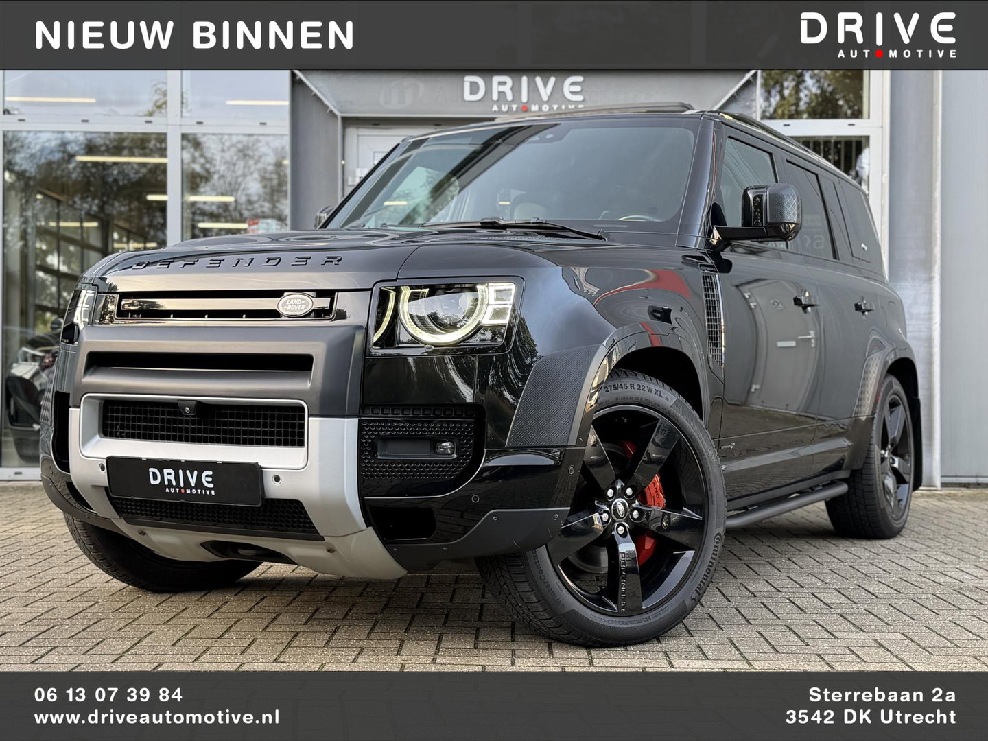 Land Rover Defender 110 2.0 P400e 110 X |Full option|Pano|ACC|Ventilatie|Meridian™ Surround Sound|22"|Trekhaak