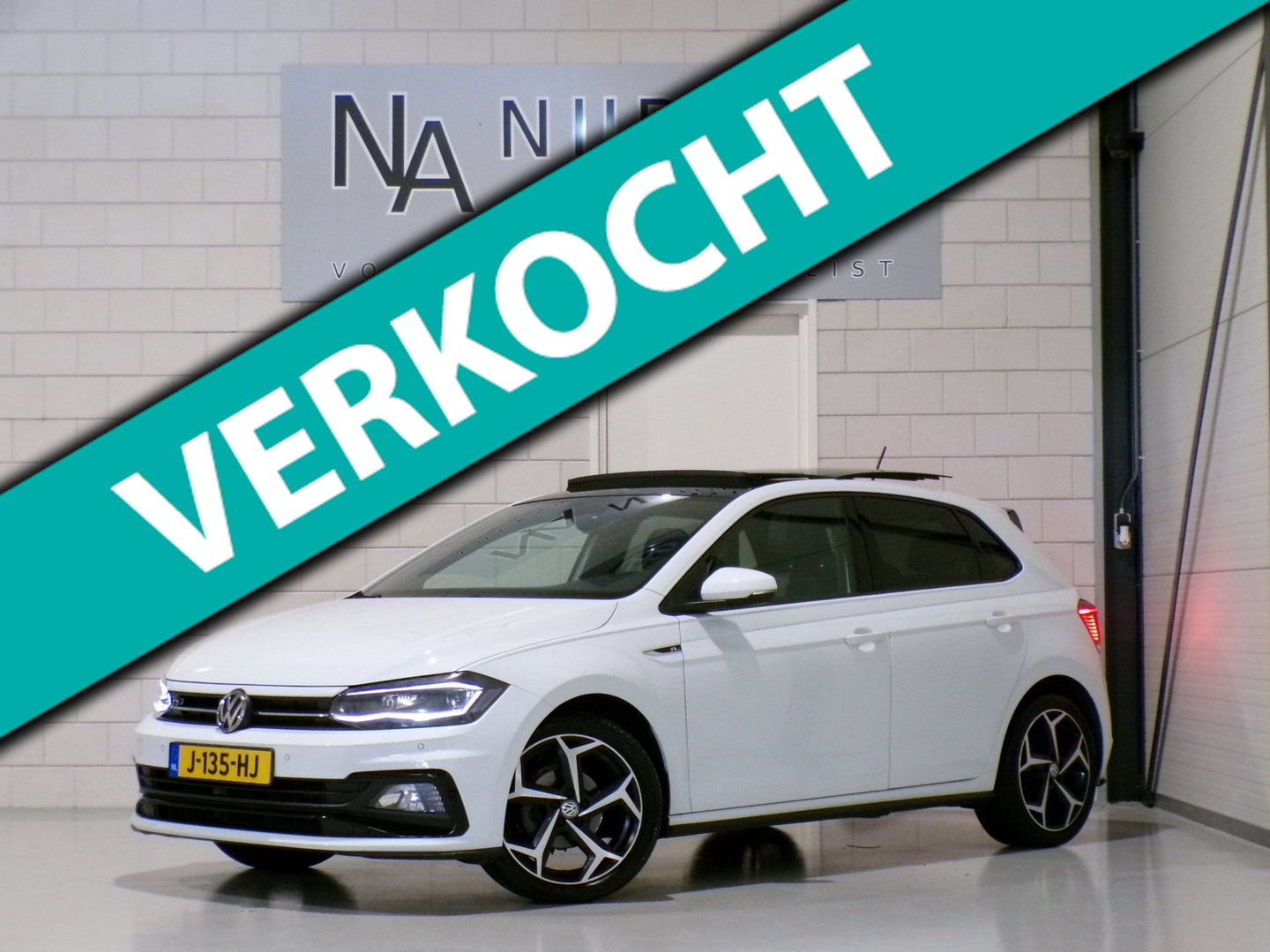 Volkswagen Polo 1.0 TSI Highline R-Line "Origineel NL!" 2x R Line Pano Led Virtual Apple-Carplay Parkeersensor Drive-mode Adaptive