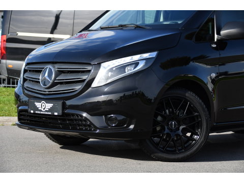 Mercedes-Benz Vito 116 CDI L2 Black Edition Camera, Cruise, Carplay, Automaat, LED, Clima, Multimedia, 164pk, Sensoren, Uniek!