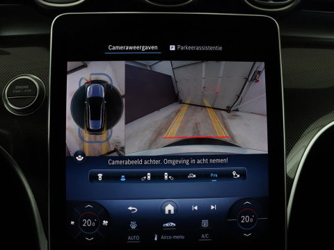 Mercedes-Benz C-Klasse Estate 300 e AMG Line | SOH 98,0% | Panoramadak | Leder | Memory | Stoelverwarming | Cruise control | 360 Camera | Sfeerverlichting | Carplay