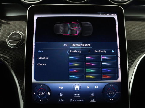 Mercedes-Benz C-Klasse Estate 300 e AMG Line | SOH 98,0% | Panoramadak | Leder | Memory | Stoelverwarming | Cruise control | 360 Camera | Sfeerverlichting | Carplay