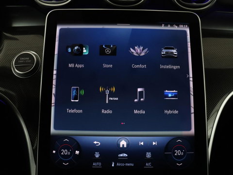 Mercedes-Benz C-Klasse Estate 300 e AMG Line | SOH 98,0% | Panoramadak | Leder | Memory | Stoelverwarming | Cruise control | 360 Camera | Sfeerverlichting | Carplay