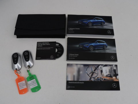 Mercedes-Benz C-Klasse Estate 300 e AMG Line | SOH 98,0% | Panoramadak | Leder | Memory | Stoelverwarming | Cruise control | 360 Camera | Sfeerverlichting | Carplay