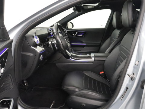 Mercedes-Benz C-Klasse Estate 300 e AMG Line | SOH 98,0% | Panoramadak | Leder | Memory | Stoelverwarming | Cruise control | 360 Camera | Sfeerverlichting | Carplay