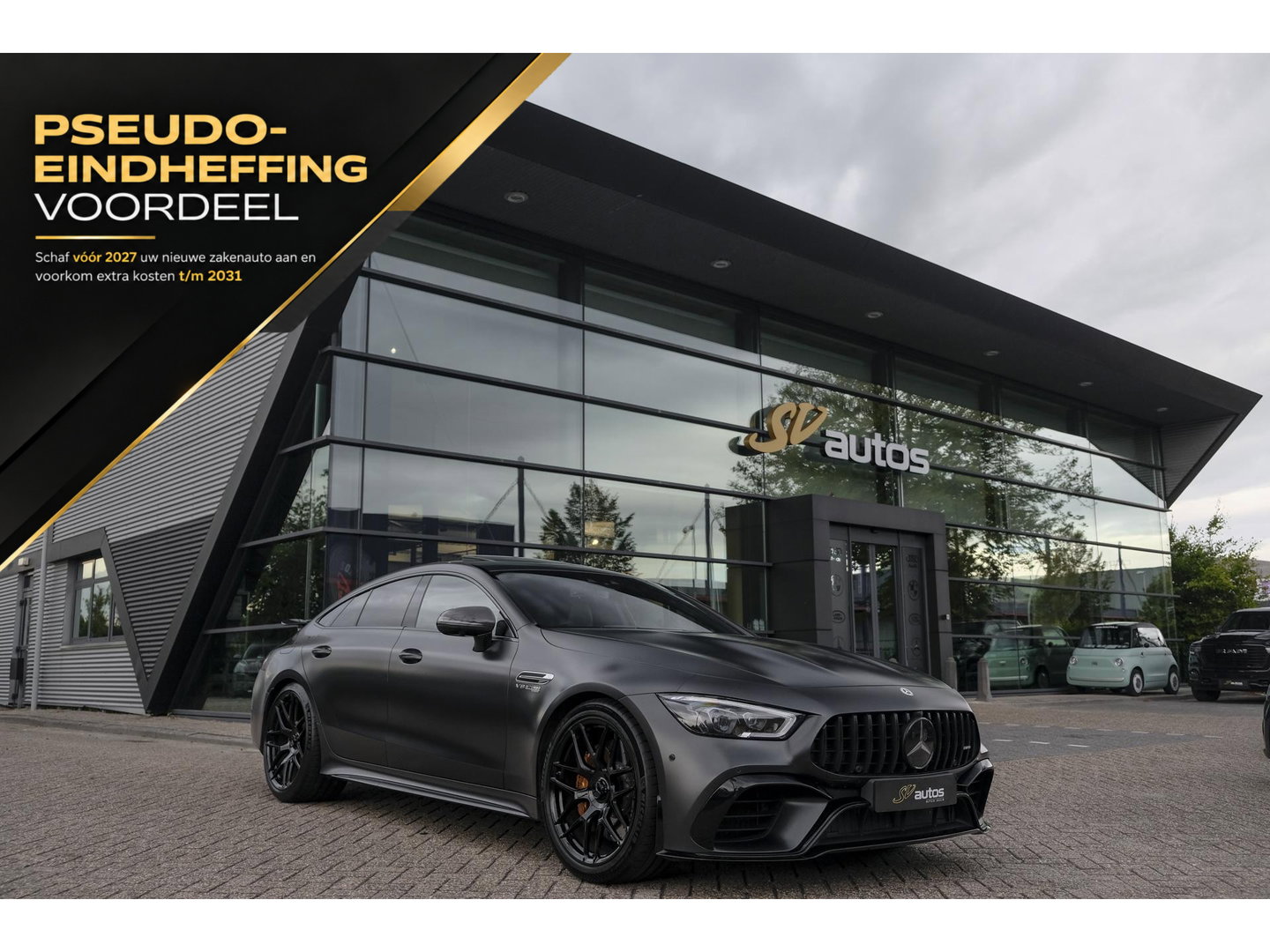 Mercedes-Benz AMG GT63s 4-Door AMG 640pk 4MATIC+ Schuifdak Keramisch 4-wielsturing 4-seat Massage Softclose VOL!!