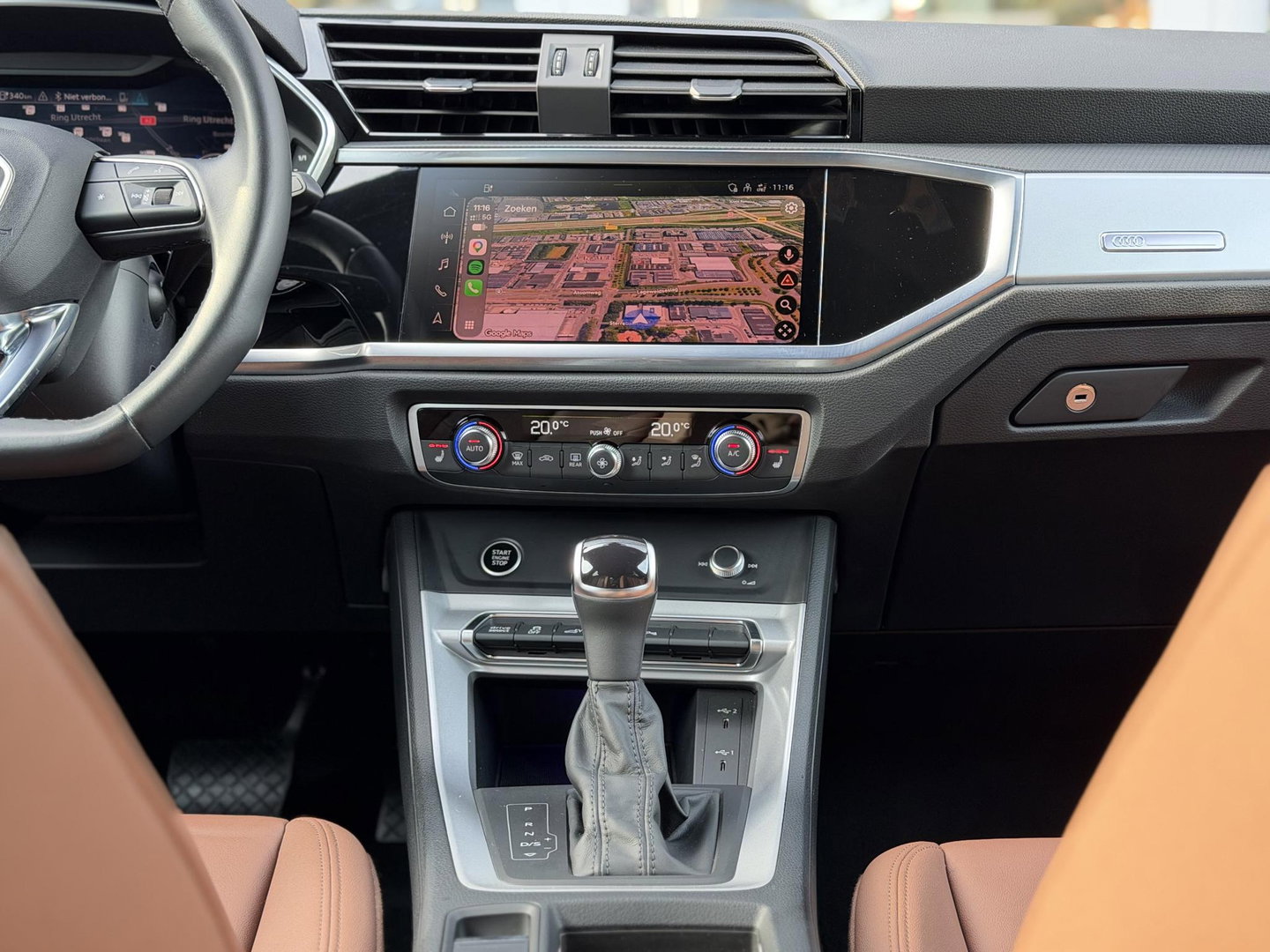 Audi Q3 Sportback 45 TFSI e S-Line |Pano|Leer|Memory|Sfeer|20"|Trekhaak|Optiek Zwart Plus