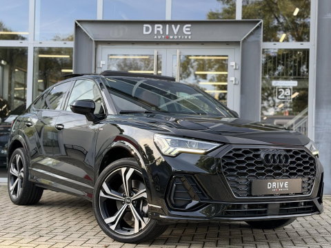 Audi Q3 Sportback 45 TFSI e S-Line |Pano|Leer|Memory|Sfeer|20"|Trekhaak|Optiek Zwart Plus