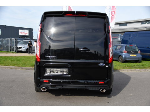 Ford Transit Custom 320 2.0 TDCI L1H1 DC MS-RT Black Edition Adaptieve Cruise, Camera, Carplay, 170pk, 2 x Schuifdeur, Automaat, LED, Stoelverwarming, Leder, Uniek!