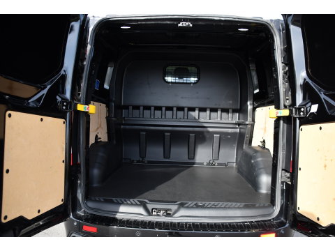 Ford Transit Custom 320 2.0 TDCI L1H1 DC MS-RT Black Edition Adaptieve Cruise, Camera, Carplay, 170pk, 2 x Schuifdeur, Automaat, LED, Stoelverwarming, Leder, Uniek!