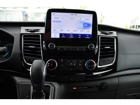 Ford Transit Custom 320 2.0 TDCI L1H1 DC MS-RT Black Edition Adaptieve Cruise, Camera, Carplay, 170pk, 2 x Schuifdeur, Automaat, LED, Stoelverwarming, Leder, Uniek!