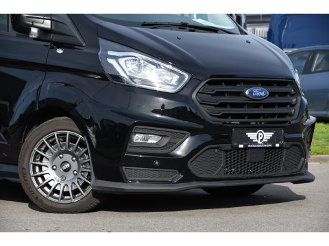 Ford Transit Custom 320 2.0 TDCI L1H1 DC MS-RT Black Edition Adaptieve Cruise, Camera, Carplay, 170pk, 2 x Schuifdeur, Automaat, LED, Stoelverwarming, Leder, Uniek!