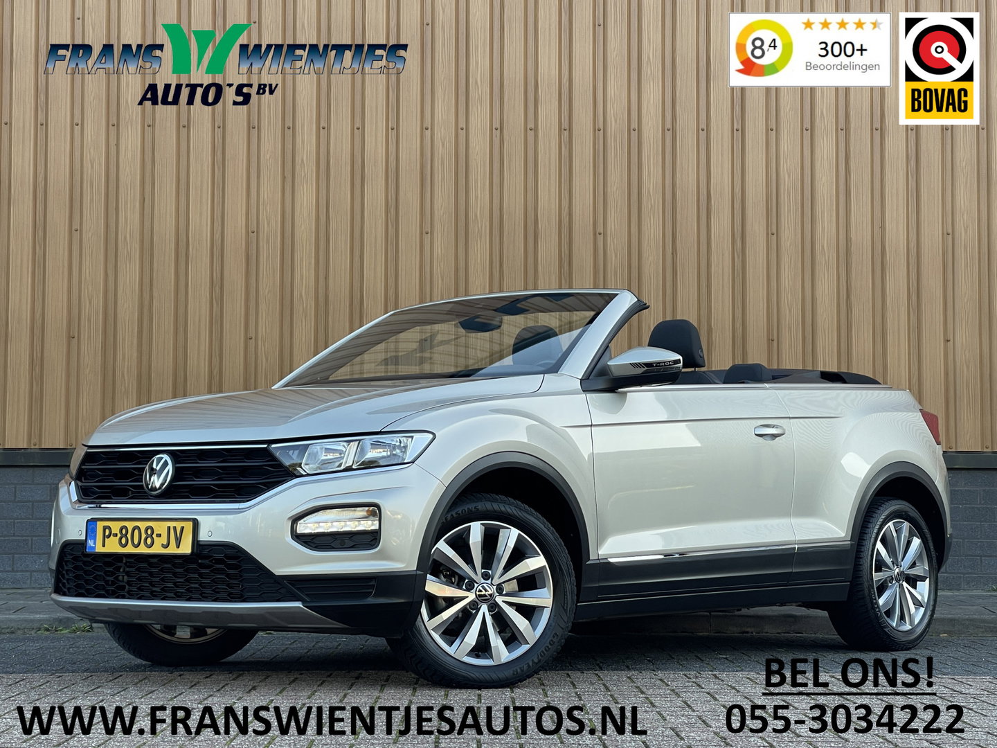 Volkswagen T-Roc Cabrio 1.0 TSI Style | Draadloze Apple Carplay | Beats Audio | Dealer Onderhouden | DAB | Trekhaak | Adaptieve Cruise Control |
