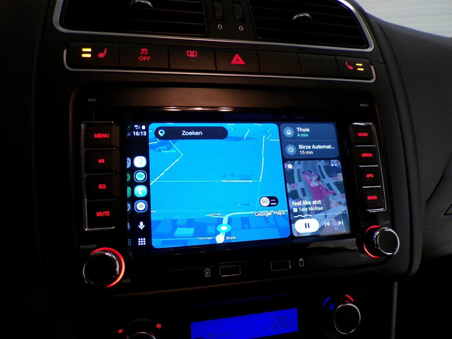 Volkswagen Polo 1.4-16V Comfortline "Origineel NL!" Automaat ! Apple-Carplay Stoelverwarming Camera "1e eigenaar" Navigatie Cruise