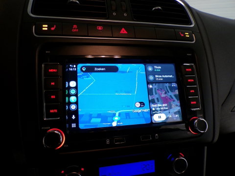 Volkswagen Polo 1.4-16V Comfortline "Origineel NL!" Automaat ! Apple-Carplay Stoelverwarming Camera "1e eigenaar" Navigatie Cruise