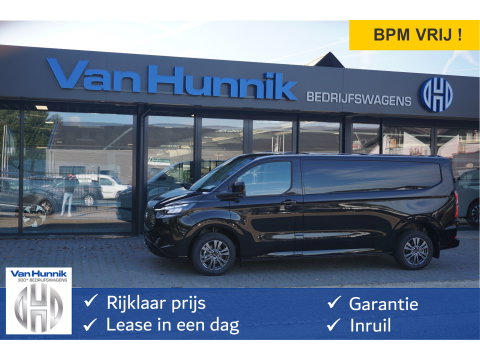 Ford E-Transit Custom 340L 218PK 71KWH Limited Elektrisch AUT BPM VRIJ!! Navi, ACC, 360° Cam, 17" LM!! NR. EC30