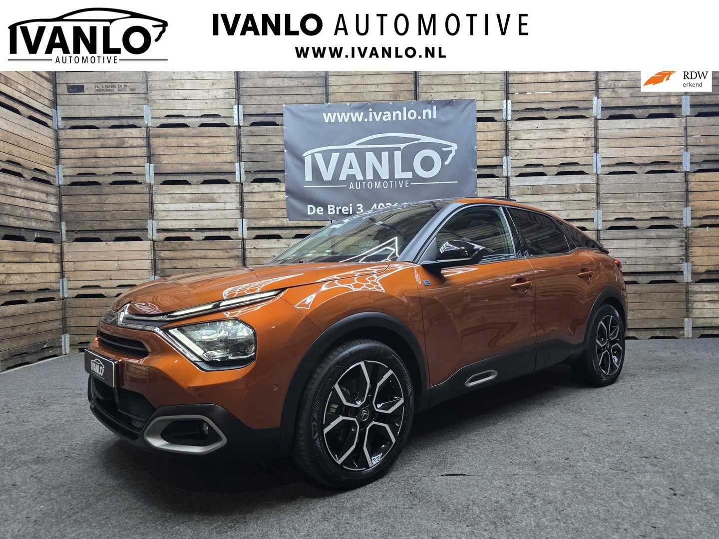 Citroën Ë-C4 You 50 kWh Pano HUD PDC Leder Navi Camera LM SOH 90% 18"LM