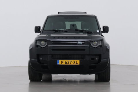 Land Rover Defender 90 D300 X | BTW | 23 Inch | Canvas Vouwdak | ClearSight | Trekhaak | Head-Up | Koelbox | Meridian Surround
