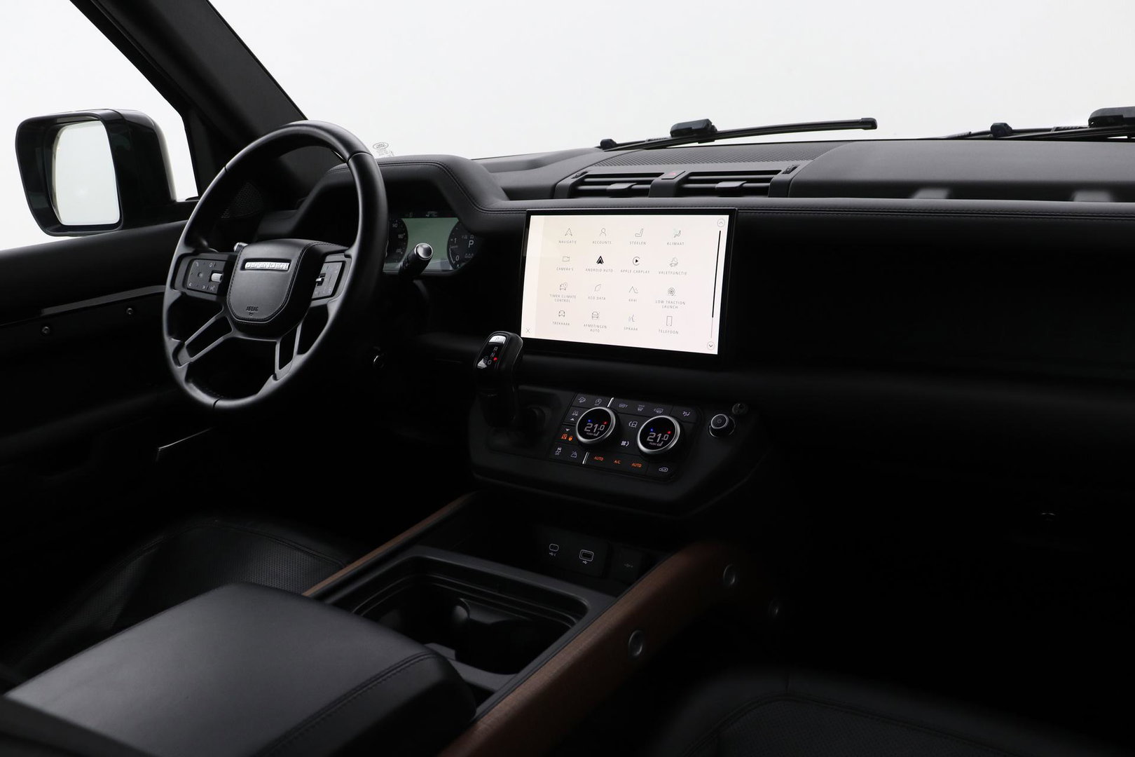 Land Rover Defender 90 D300 X | BTW | 23 Inch | Canvas Vouwdak | ClearSight | Trekhaak | Head-Up | Koelbox | Meridian Surround